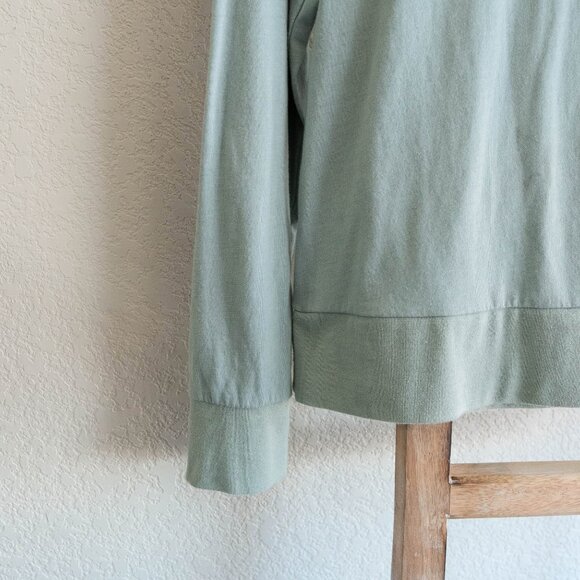 BKE Buckle Sage Mint Hoodie Sz Medium Twisted Rope Drawstrings Kangaroo Pocket - Picture 11 of 12